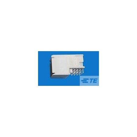 Te Connectivity Connector Assembly, Gray, Glass-Filled Polyester Insulation, 250 V AC/DC, 16 A 120943-6